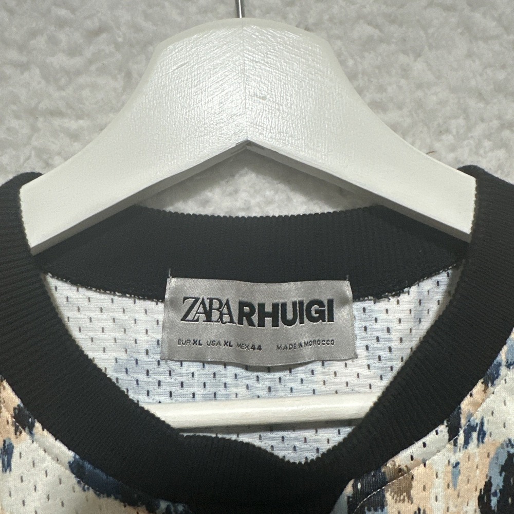 Zara x Rhuigi Animal Print Jersey XL Limited SS23‎ Collaboration Collection Logo - Picture 3 of 8